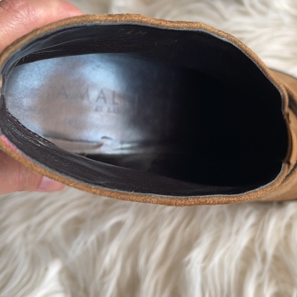 AMALFI BY RANGONI WOMEN’S ANKLE BOOTIES ,Brown,Suede,Size 7.5 - Picture 10 of 10